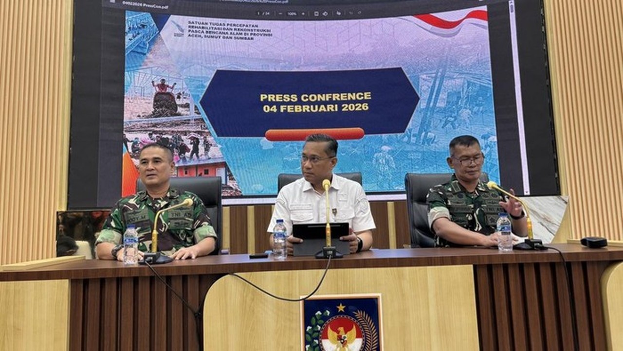 Satgas Ungkap Penurunan Drastis Pengungsi Bencana Sumatera, Tersisa 105.842 Orang